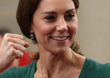 Kate Middleton shows sporty side at London Stadium