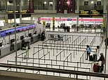 Commuters abandon London Tube amid coronavirus panic while Heathrow’s Terminal 5 is empty