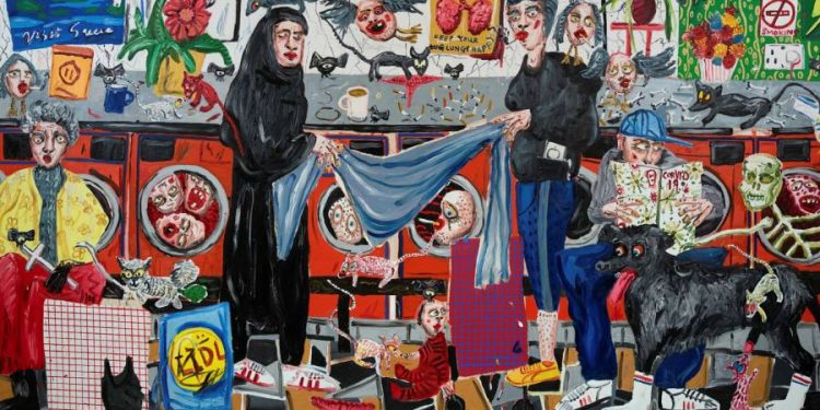 London lockdown paintings are raucous and lyrical