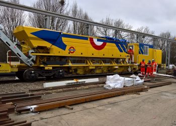 Rail Mounted Concrete Mixing Plant for London Underground