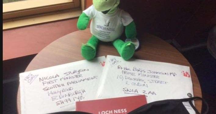 Eyes peeled for sightings of Nessie in Edinburgh and London as Highland firm sends quirks masks to Nicola Sturgeon and Boris Johnson