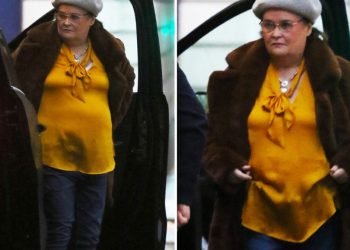 Stylish SuBo in London for BGT Christmas Special… which was cancelled