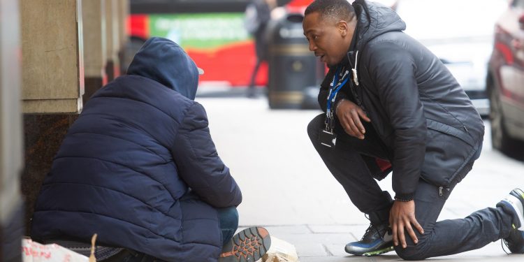Surge in homelessness in London during lockdown, figures show
