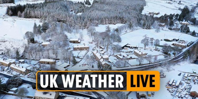 UK weather forecast tomorrow – Snow in LONDON next week as Arctic blast rips through Britain bringing sub-zero misery