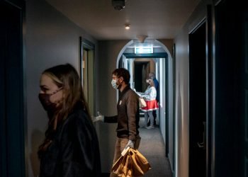 With Pandemic Raging, London Homeless Shelter in Hotels for Awhile