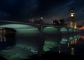 Illuminated River project lights up Thames bridges in London