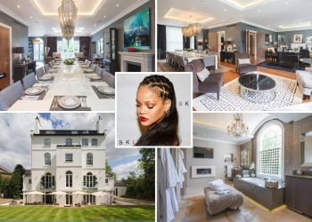 Inside Rihanna’s £32m London mansion as the price is slashed by £4.5m after it fails to sell