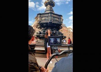 Karishma Kotak shoots for Yasser Desai`s music video in London