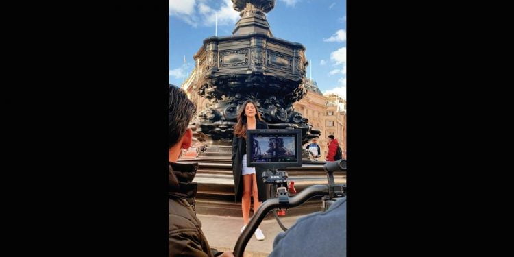 Karishma Kotak shoots for Yasser Desai`s music video in London 1 Karishma Kotak shoots for Yasser Desai`s music video in London