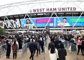 Thousands visit West Ham United’s London Stadium home to receive their first COVID-19 vaccination jab
