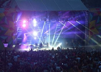 Festival-goers revel in return of live music at London’s Kaleidoscope