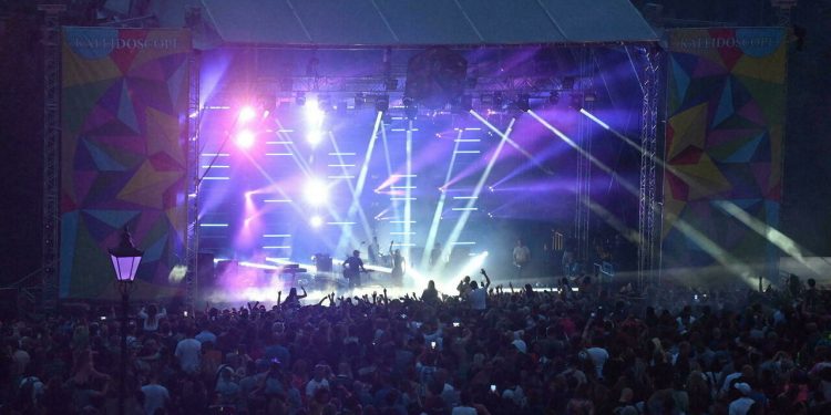 Festival-goers revel in return of live music at London’s Kaleidoscope