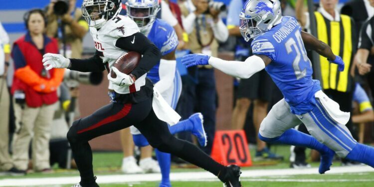 Falcons WR Drake London remains out of practice, Aug. 24, 2022