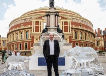 BBC launches Frozen Planet II with melting ice sculptures in London
