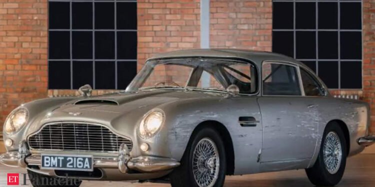 bond: A James Bond stunt car, Aston Martin DB5, may fetch 1.5 mn pounds at London auction