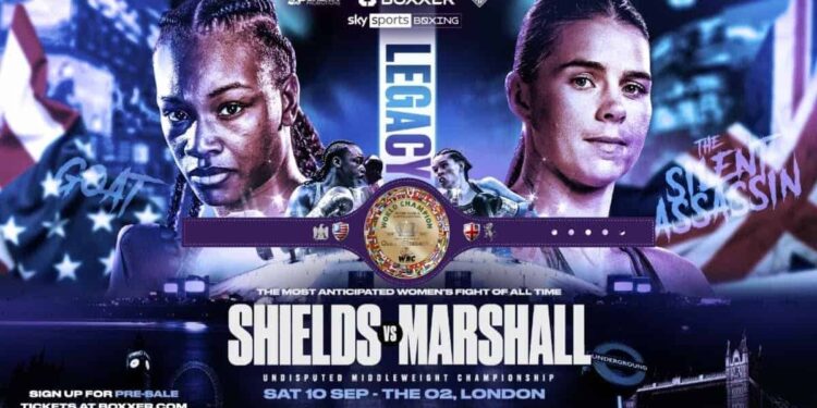 Shields vs Marshall results from O2 Arena in London