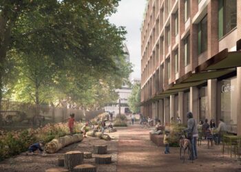 AHMM wins approval to replace post-war London housing with science hub