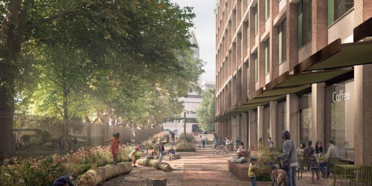 AHMM wins approval to replace post-war London housing with science hub