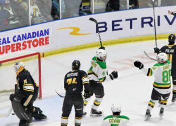 The London Knights win round one of the official ‘Battle of the 402’ – London