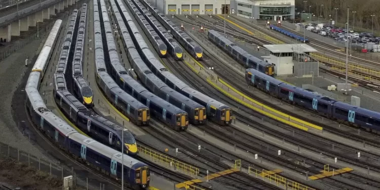 Rail, Maritime And Transport Workers Protest Over Jobs, Pay Conditions In London