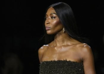 Naomi Campbell walks for star-studded Burberry show at London Fashion Week