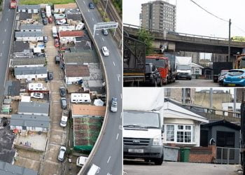 We live on a traveller site under one of London busiest roads… we get abused by locals
