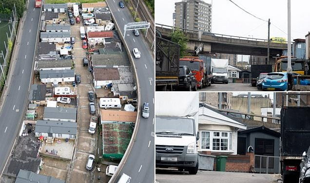 We live on a traveller site under one of London busiest roads… we get abused by locals